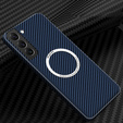 Telefontok a Samsung Galaxy S22, Magsafe Slim Carbon, kék