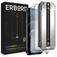 2x edzett üveg iPhone 12 / 12 Pro, ERBORD Easy App Full Screen Protector