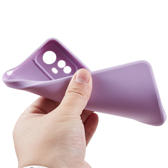 Telefontok a Xiaomi Redmi Note 12S, Silicone Lite, lila