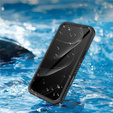 Tok iPhone Air készülékhez, IP68 vízálló Redpepper, fekete