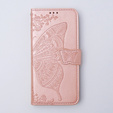Pattintható tok a Xiaomi 13T / 13T Pro, Butterfly, rózsaszín rose gold