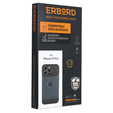 Telefontok a iPhone 15 Pro, ERBORD MagProtect Slide Camera, titánium kék