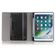Tok + billentyűzet iPad 7/8/9 10.2 2019/2020/2021, Pen Slot, fekete