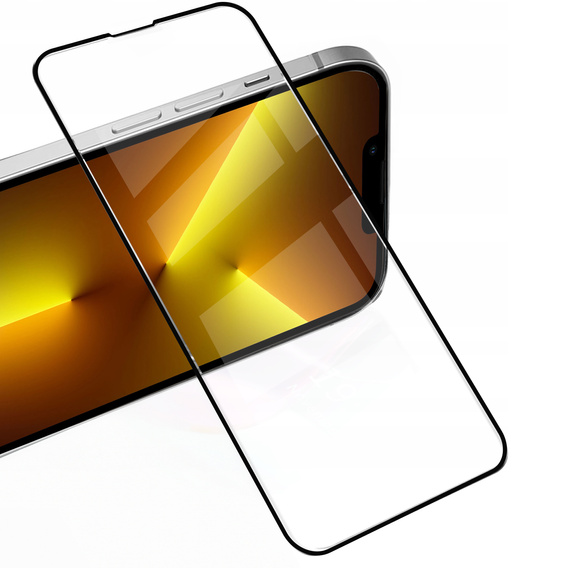 2x edzett üveg a iPhone 13/13 Pro, ERBORD 3D teljes képernyő