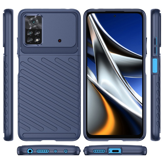 Telefontok a Xiaomi Poco X4 Pro 5G, Thunder, kék