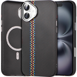Tok iPhone 16 Plus, Carbon Fiber MagSafe, fekete