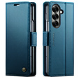 CASEME Litchi pénztárca flip tok Samsung Galaxy Z Fold7 5G számára