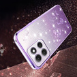 Tok Motorola Moto G56 5G, Glitter Flower, lila
