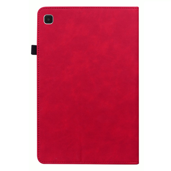 Tok Samsung Galaxy Tab A7 Lite, Wallet Pen Slot, piros