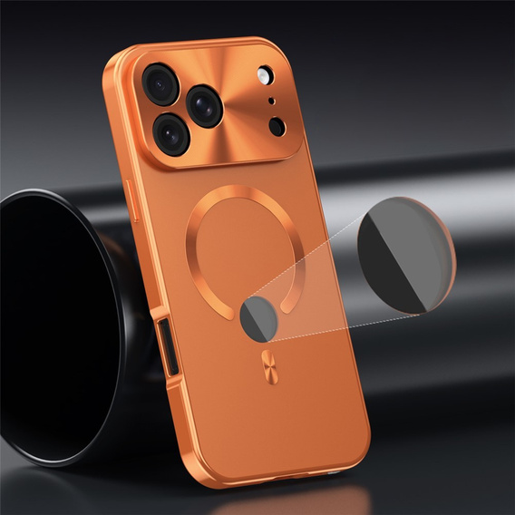 MagSafe-kompatibilis tok iPhone 17 Pro készülékhez, magánéletet védő üveggel