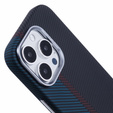 Tok iPhone 16 Pro Max, Carbon Fiber MagSafe, fekete / kék