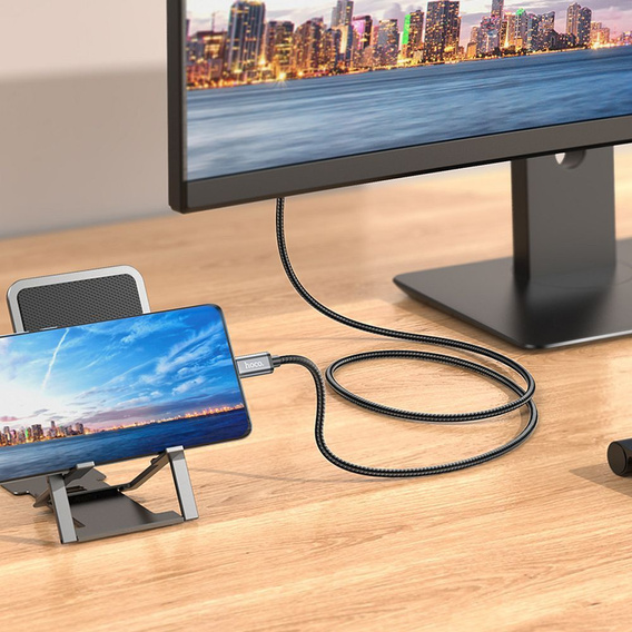 Hoco UA27 4K 30Hz 2 m-es USB-C–HDMI kábel