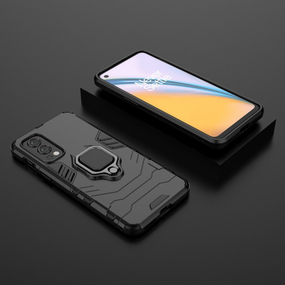 Telefontok a OnePlus Nord 2 5G, Kickstand Ring, fekete