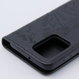 Pattintható tok a Motorola Moto G54 5G, Butterfly, fekete