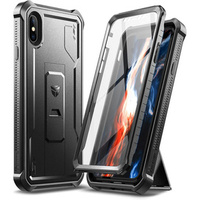 Páncélozott tok a iPhone X / XS, Dexnor Full Body, fekete