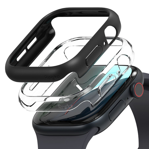 Ringke tok Samsung Galaxy Watch 6 Classic 47mm, Slim, 2-Pack, átlátszó / fekete