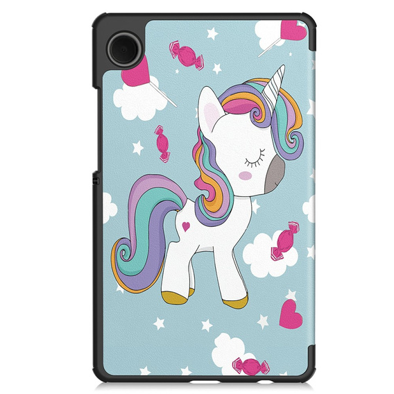 Smartcase nyomtatott mintával Samsung Galaxy Tab A11/A9 készülékekhez