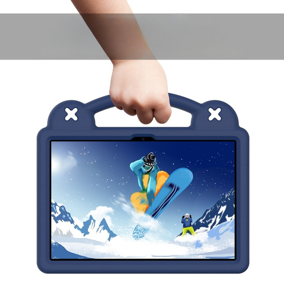 Gyermek tok Lenovo Tab M10 10.1 Gen 3 TB-328FU/TB-328XU, Cute Patterns, állvánnyal, sötétkék