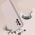 Telefontok a Samsung Galaxy A53 5G, Silicone Lite, rózsaszín