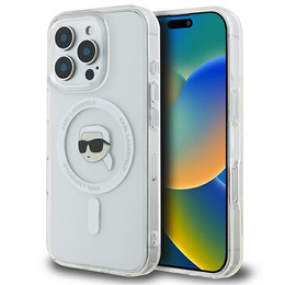 Karl Lagerfeld IML fém Karl Head MagSafe tok iPhone 16 Pro Max készülékhez