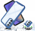 Tok Samsung Galaxy A54 5G készülékhez, Shockproof, fóliával, kék