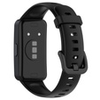 Silikonowy Gumowy Pasek do Huawei Band 8, czarny