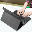 Tok + billentyűzet iPad 10.2 2021/2020/2019, Dux Ducis Magnetic Keyboard, fekete
