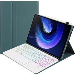 Tok + billentyűzet Xiaomi Pad 6 / 6 Pro, with touchpad, zöld
