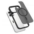 ERBORD MagSafe tok iPhone 16 Pro-hoz, Matte Case, aktív gomb, matt / fekete