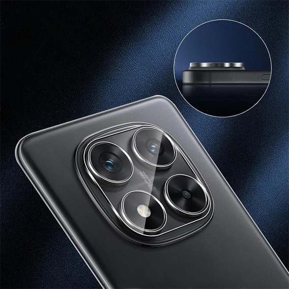 Edzett kameraüveg Xiaomi Redmi Note 14 Pro, átlátszó