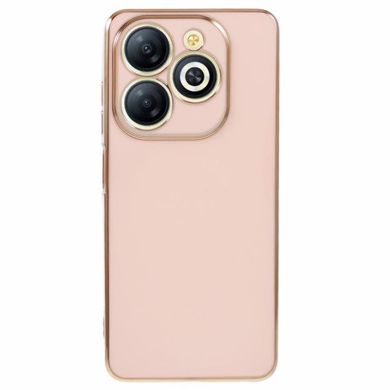 Tojás Infinix Hot 40i, Glamour CamShield, rózsaszín rose gold