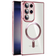 Telefontok a Samsung Galaxy S22 Ultra, MagSafe Hybrid, rózsaszín rose gold