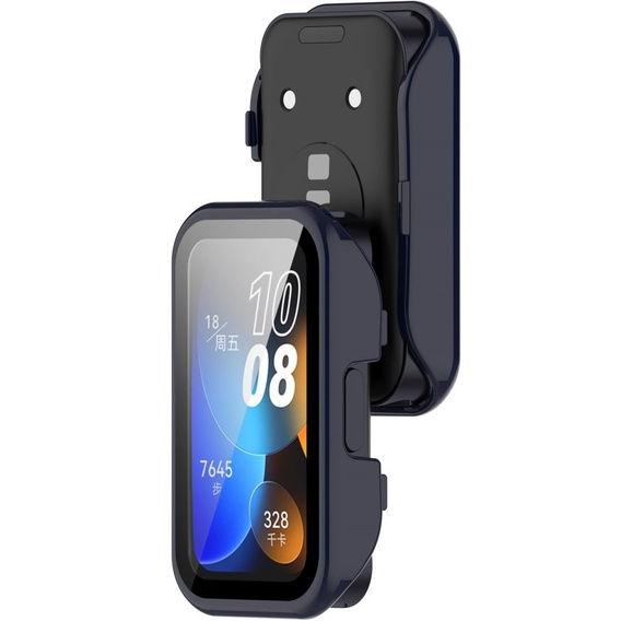 2w1 Etui + Szkło do Huawei Honor Band 6 / 7, Różowe