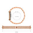 Gyémánt karkötő Xiaomi Smart Band 8 Pro, rózsaszín rózsaarany