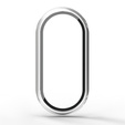 2in1 tok + edzett üveg a Xiaomi Smart Band 10 / 9 / 8-hoz, fekete
