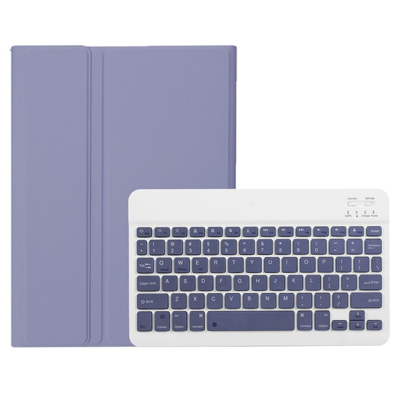 Bluetooth billentyűzetet tartalmazó tok Xiaomi Pad 7 / 7 Pro készülékhez, lila