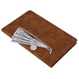 Tok Samsung Galaxy Tab S10 Lite / S10 FE / S9 FE, Wallet Pen Slot, barna