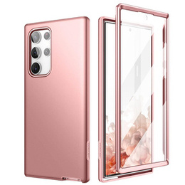 Telefontok a Samsung Galaxy S22 Ultra, Suritch Full Body, rózsaszín rose gold