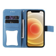 Pattintható tok a Oppo Reno5 Z / A94 / A95 5G, Mandala, kék