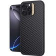 Tok iPhone 16 Pro, páncélozott Nillkin, Carbon Fiber, Magsafe, arany