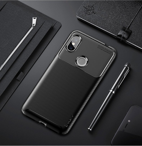 Telefontok a Xiaomi Redmi Note 6 Pro, Carbon Gel, fekete
