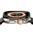 Védőkeret edzett üveggel az Apple Watch Ultra 1/2/3 49 mm-es órájához