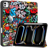 Tok iPad Pro 11 2024, Smartcase, graffiti