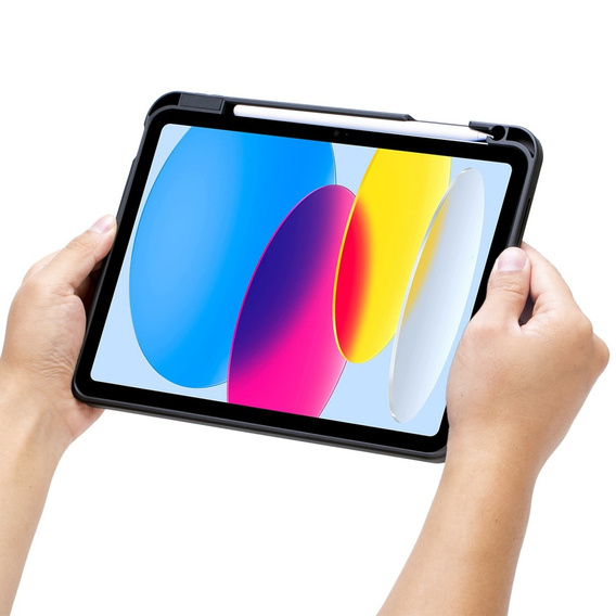 Tok + billentyűzet iPad 10.9 2022 10 GEN, keyboard Pen Slot, fekete