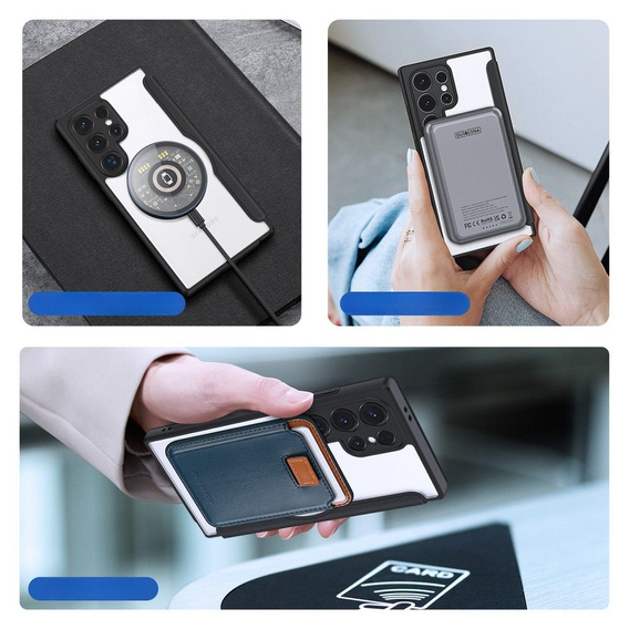 Dux Ducis Telefontok a Samsung Galaxy S24 Ultra, Skin X Pro, MagSafe, fekete