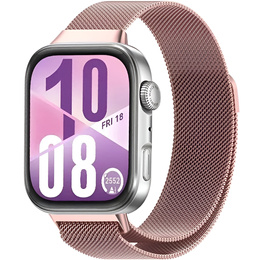 Milánói karkötő Huawei Watch Fit 4 / 4 Pro / 3, rózsaszín