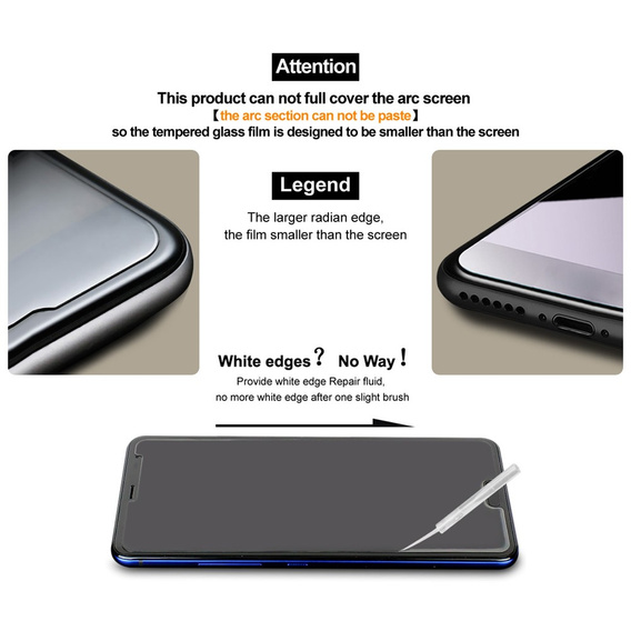 IMAK edzett üveg pozicionáló kerettel a Xiaomi Poco F8 Ultra készülékhez