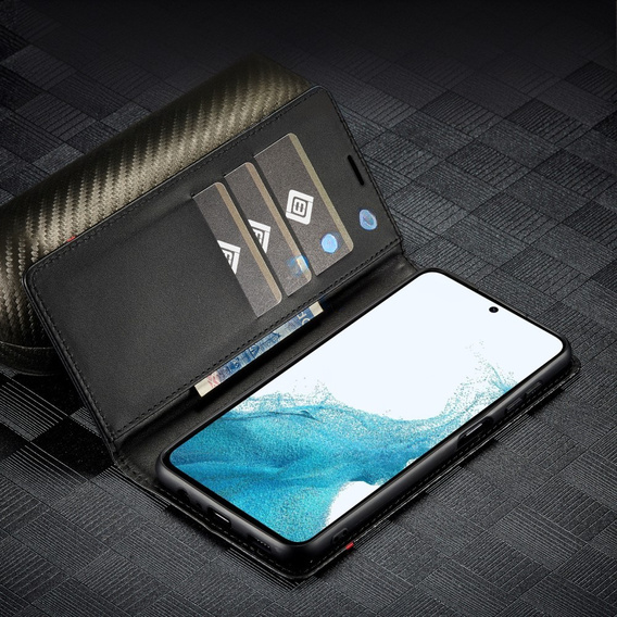 Pattintható tok a Samsung Galaxy A56, Carbon LC.IMEEKE, fekete