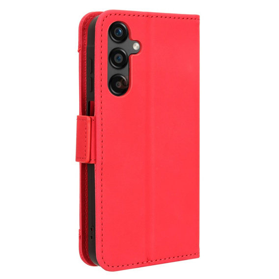 Pattintható tok a Samsung Galaxy A25 5G, Card Slot, piros