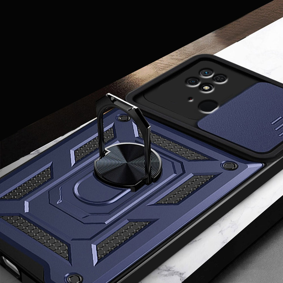 Telefontok a Xiaomi Redmi 10C, CamShield Slide, tengerészkék